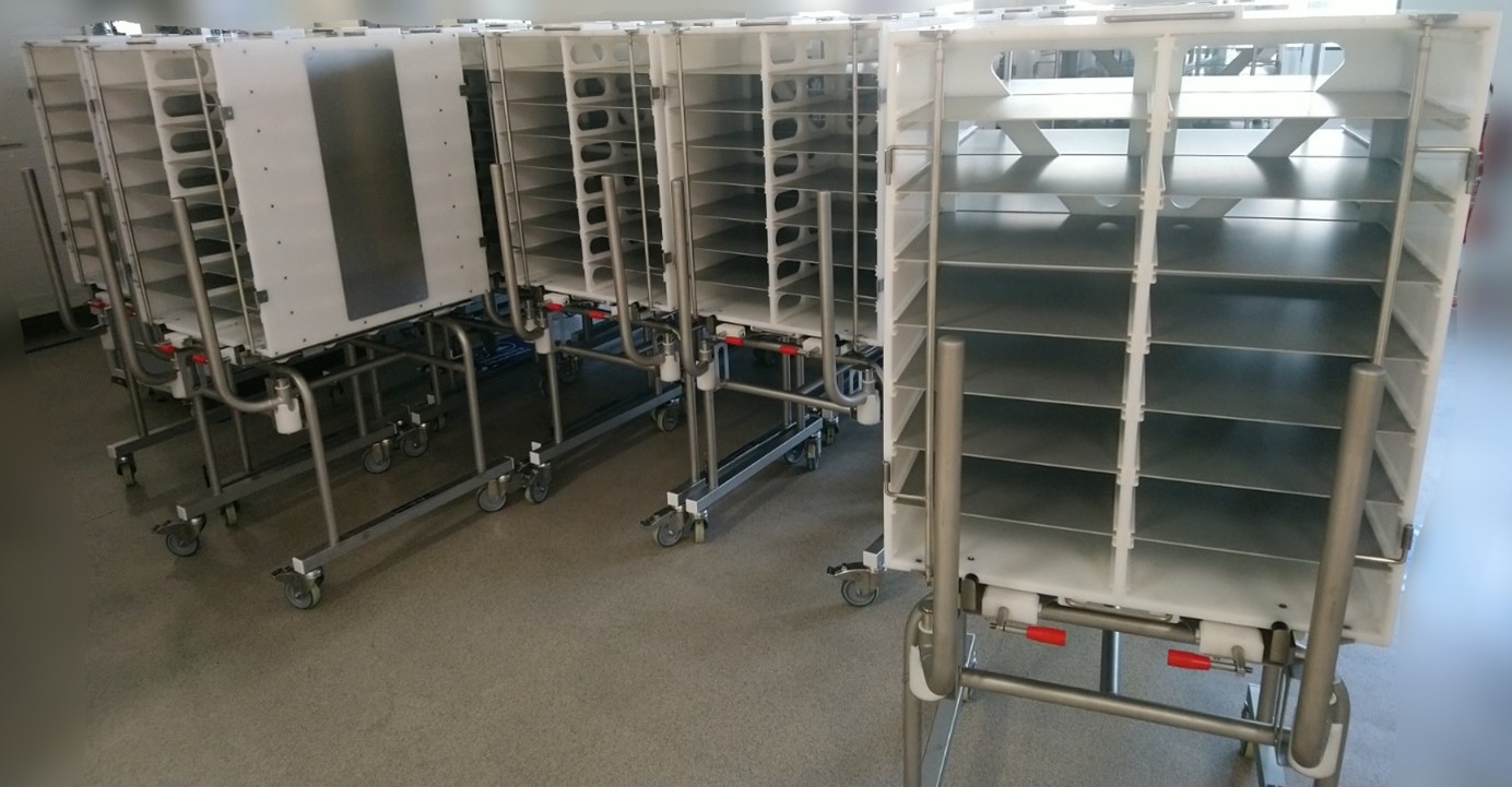 Intégration machines spéciale et outillage sur mesure pour l'industrie -Chariots spécifique pharmacie